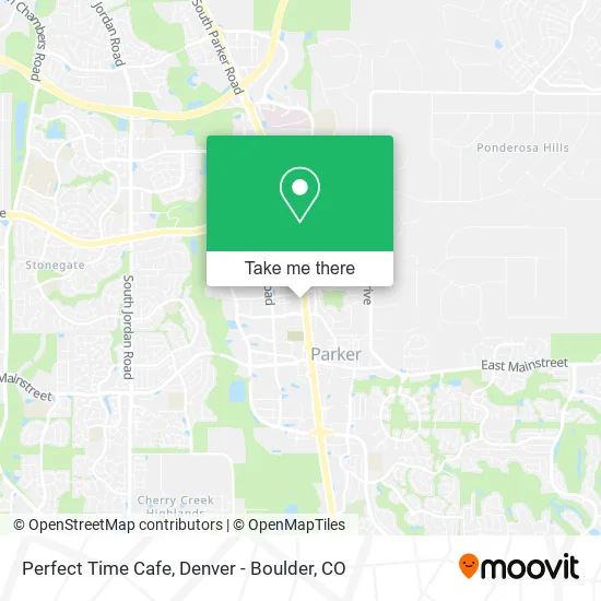 Perfect Time Cafe map