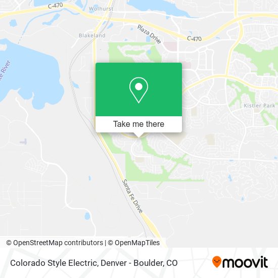 Colorado Style Electric map