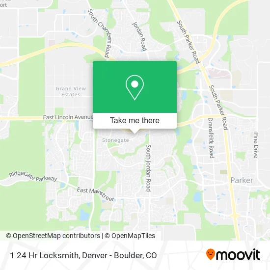 1 24 Hr Locksmith map