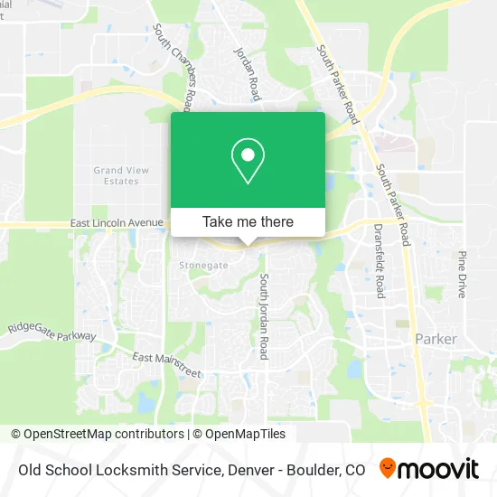 Old School Locksmith Service map