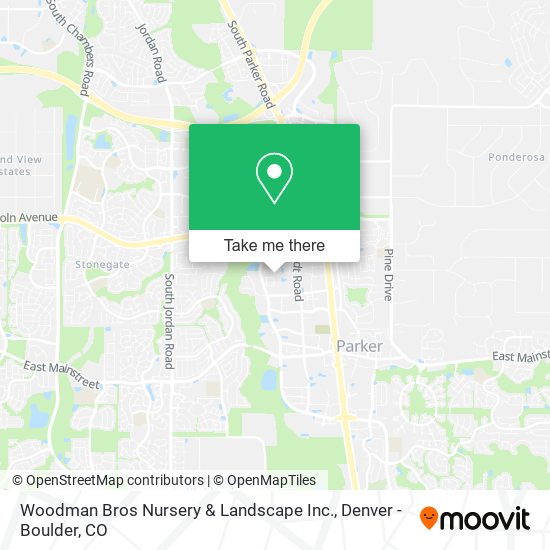 Mapa de Woodman Bros Nursery & Landscape Inc.