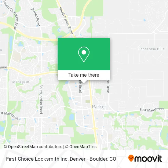First Choice Locksmith Inc map