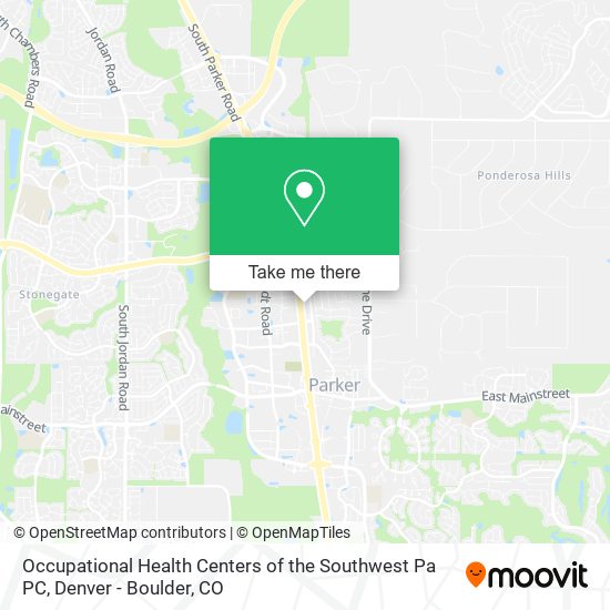 Occupational Health Centers of the Southwest Pa PC map