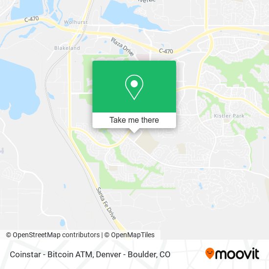 Mapa de Coinstar - Bitcoin ATM