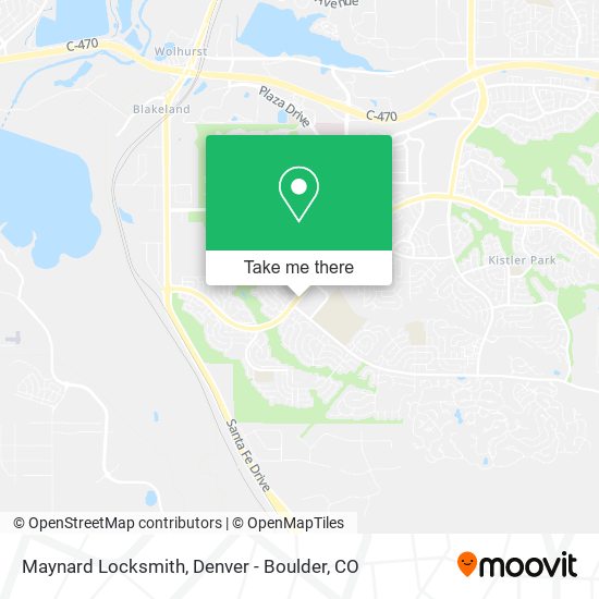 Maynard Locksmith map