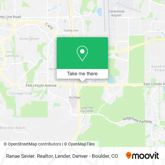 Ranae Sevier. Realtor, Lender map