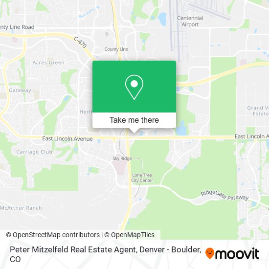 Peter Mitzelfeld Real Estate Agent map