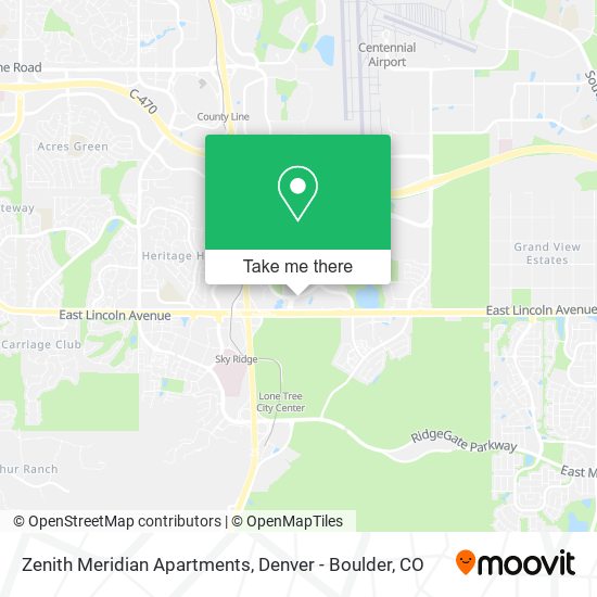Mapa de Zenith Meridian Apartments