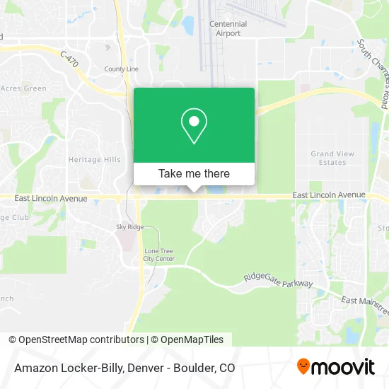 Amazon Locker-Billy map