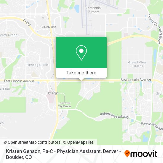 Kristen Genson, Pa-C - Physician Assistant map