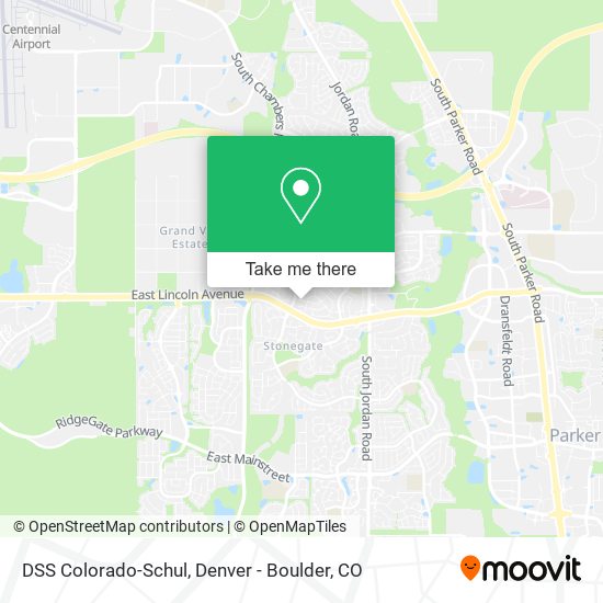 DSS Colorado-Schul map