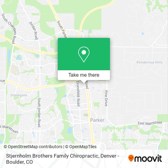Stjernholm Brothers Family Chiropractic map