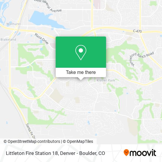 Mapa de Littleton Fire Station 18