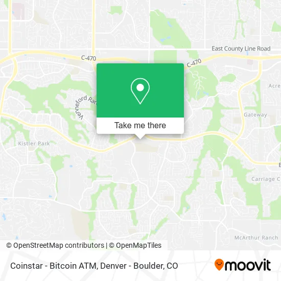 Coinstar - Bitcoin ATM map