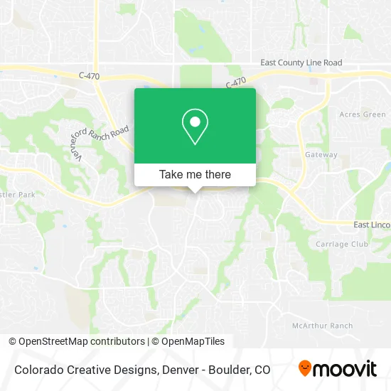 Colorado Creative Designs map