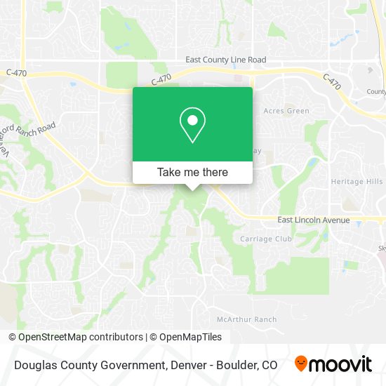 Douglas County Government map