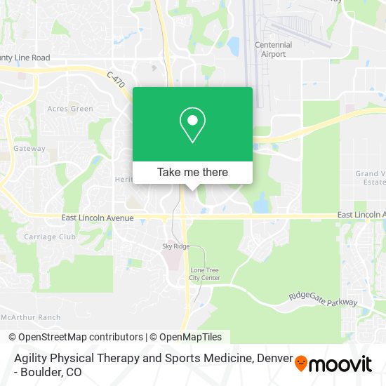 Agility Physical Therapy and Sports Medicine map