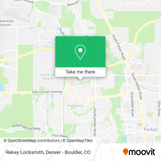 Rekey Locksmith map