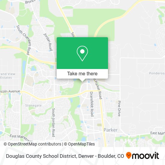 Douglas County School District map