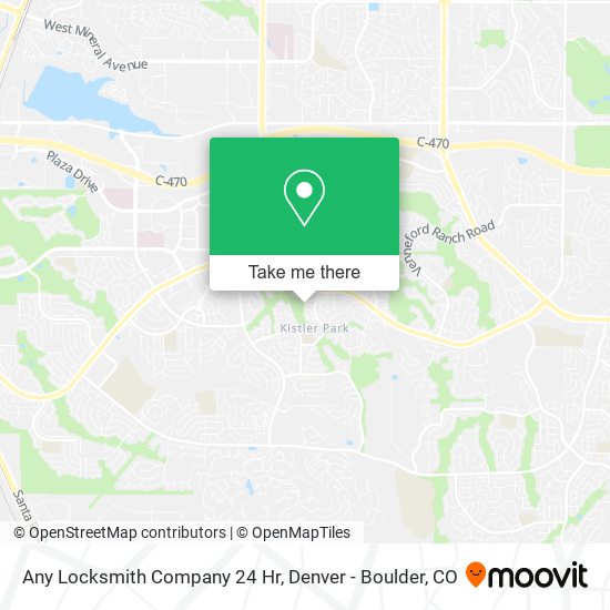Mapa de Any Locksmith Company 24 Hr