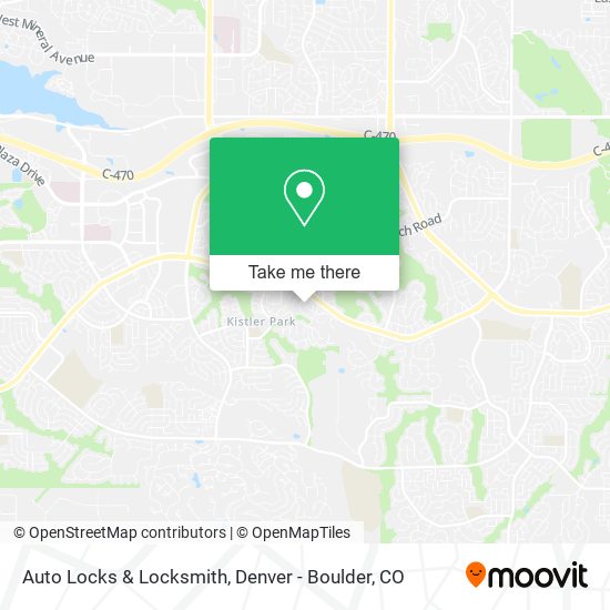 Mapa de Auto Locks & Locksmith