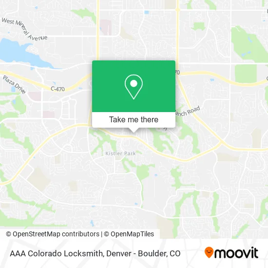 AAA Colorado Locksmith map