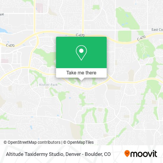 Altitude Taxidermy Studio map