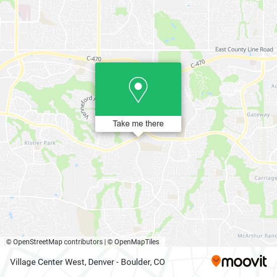 Mapa de Village Center West
