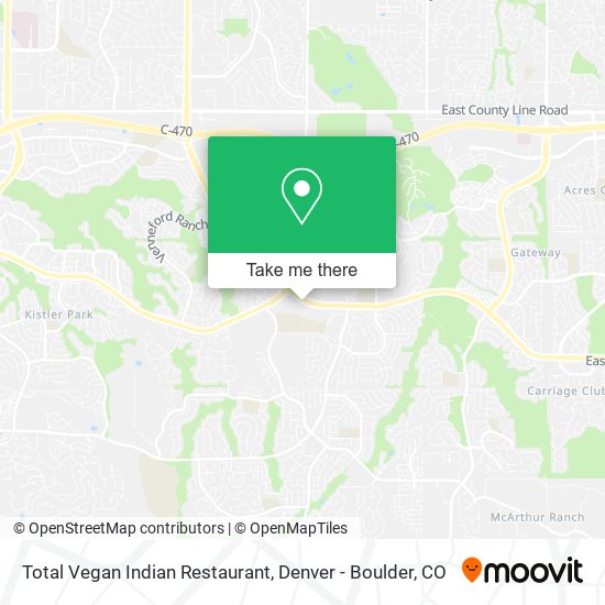 Mapa de Total Vegan Indian Restaurant