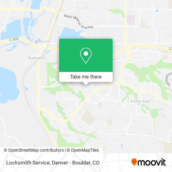 Mapa de Locksmith Service