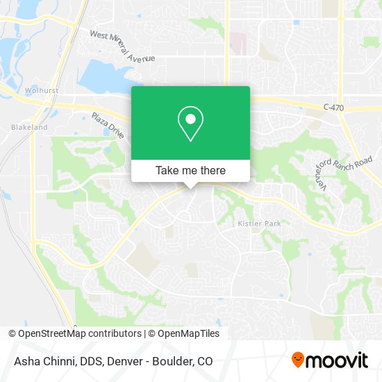 Asha Chinni, DDS map