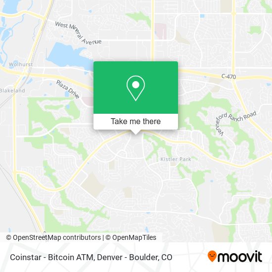 Mapa de Coinstar - Bitcoin ATM