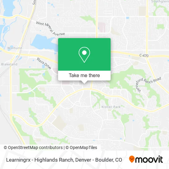 Learningrx - Highlands Ranch map