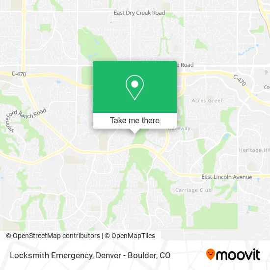 Locksmith Emergency map