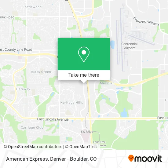 American Express map