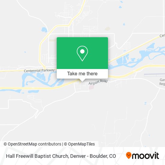 Hall Freewill Baptist Church map