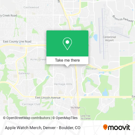 Mapa de Apple Watch Merch