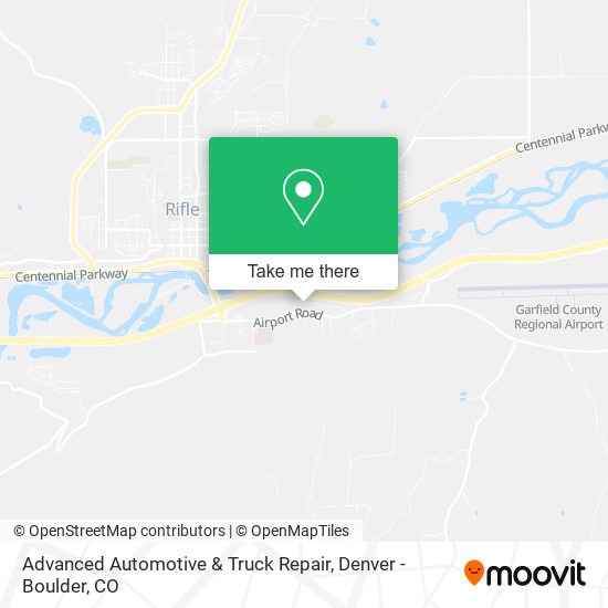 Mapa de Advanced Automotive & Truck Repair