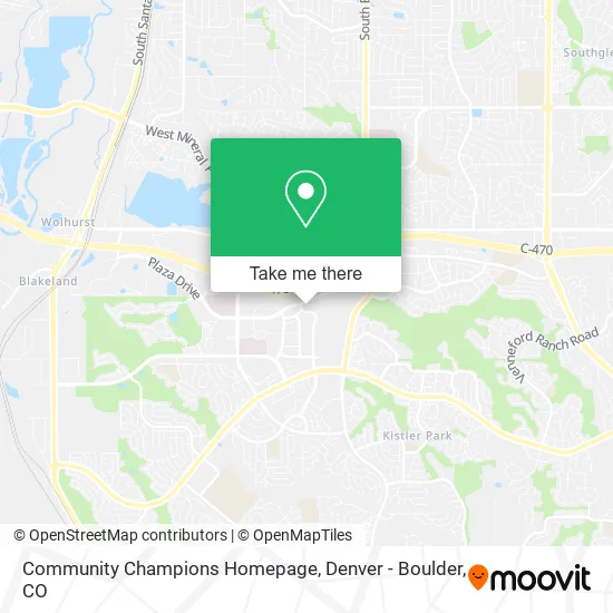 Community Champions Homepage map