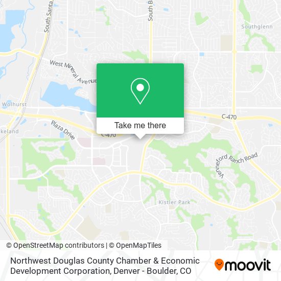 Mapa de Northwest Douglas County Chamber & Economic Development Corporation