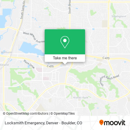 Mapa de Locksmith Emergency