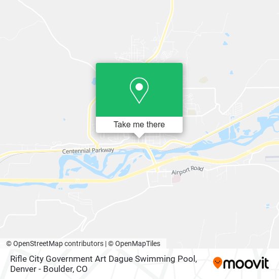 Rifle City Government Art Dague Swimming Pool map