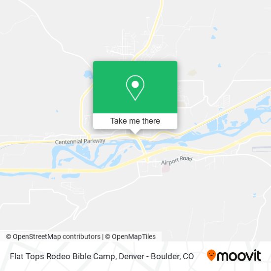 Flat Tops Rodeo Bible Camp map