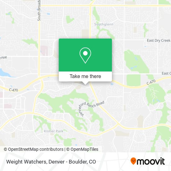 Mapa de Weight Watchers