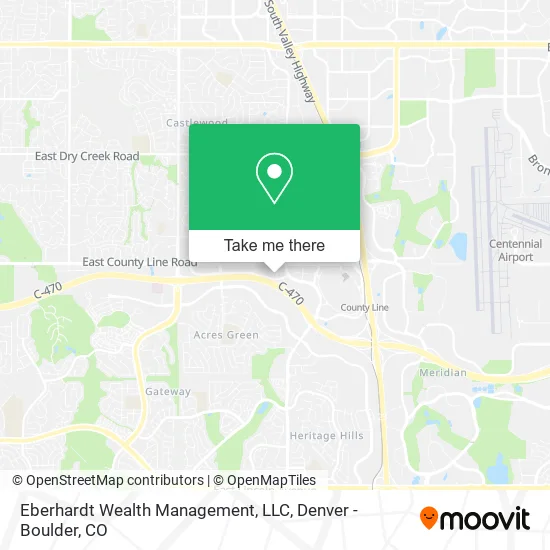 Mapa de Eberhardt Wealth Management, LLC
