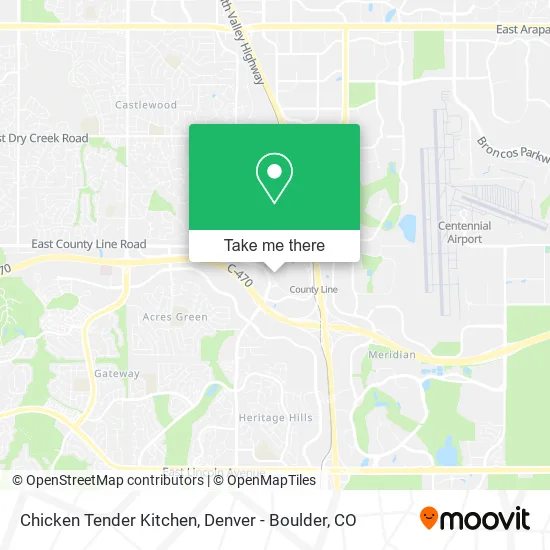 Chicken Tender Kitchen map