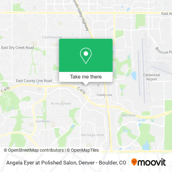 Angela Eyer at Polished Salon map
