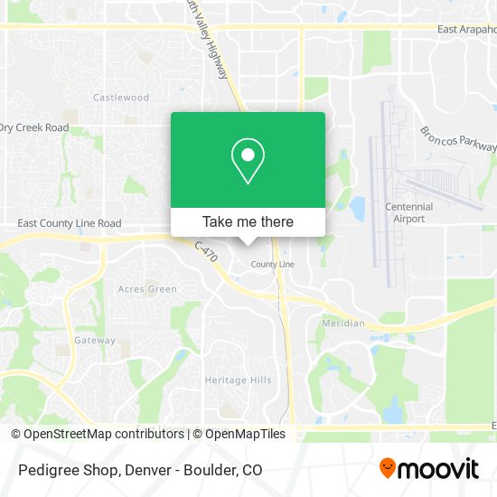 Pedigree Shop map