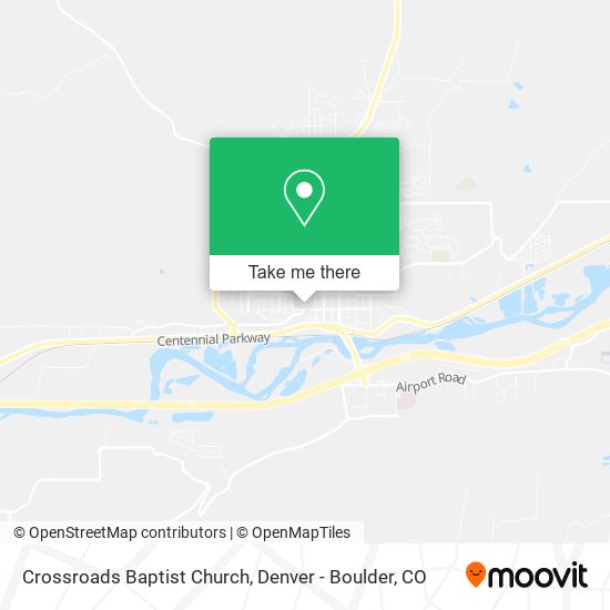 Crossroads Baptist Church map