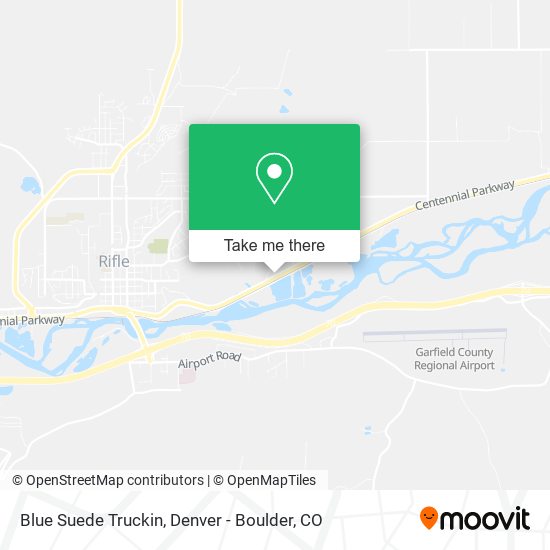 Blue Suede Truckin map